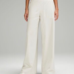 lululemon athletica Wide Leg Pants in Light Beige